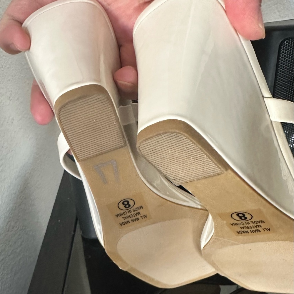 Soda Square Open Toe Double Heel - image 7